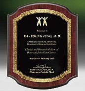 메탈포토·레이저 & CNC조각 상패  [JW269-06]