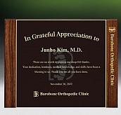 메탈포토·레이저 & CNC조각 상패  [JW270-04]