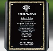 메탈포토·레이저 & CNC조각 상패  [JW271-02]