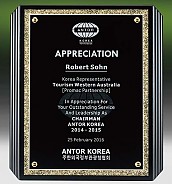 메탈포토·레이저 & CNC조각 상패  [JW271-02]