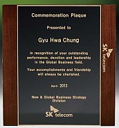 메탈포토·레이저 & CNC조각 상패  [JW271-06]