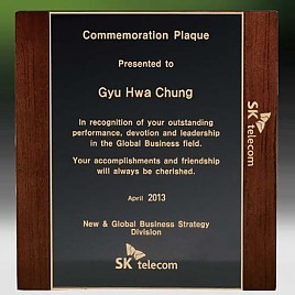 메탈포토·레이저 & CNC조각 상패  [JW271-06]