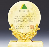 칼라 캐스팅, 천연옥 상패  [JW305-01]