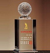 크리스탈 금속 트로피  [JW352-18]