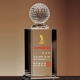 크리스탈 금속 트로피  [JW352-18]