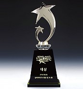 크리스탈 금속 트로피  [JW345-03]