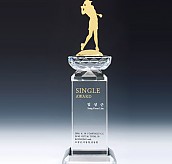 크리스탈 금속 트로피  [JW344-03]