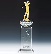 크리스탈 금속 트로피  [JW344-05]