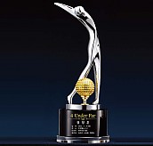 크리스탈 금속 트로피  [JW352-01]