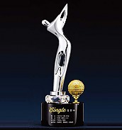 크리스탈 금속 트로피  [JW352-03]