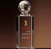 크리스탈 금속 트로피  [JW352-16]