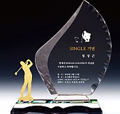 크리스탈 금속 트로피  [JW344-01]