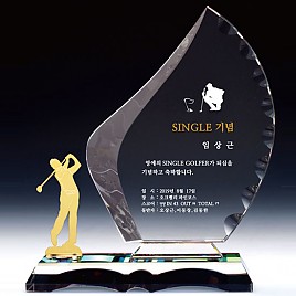 크리스탈 금속 트로피  [JW344-01]