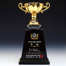 크리스탈 금속 트로피  [JW345-01]
