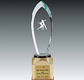 크리스탈 금속 트로피  [JW366-05]