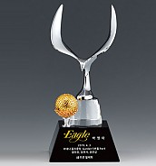 메탈 크롬·주석 Eagle 트로피  [JW417-02]
