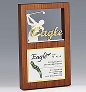 크리스탈 & 금속CNC조각 트로피  [JW423-03]