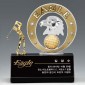 크리스탈 & 금속CNC조각 트로피  [JW423-05]