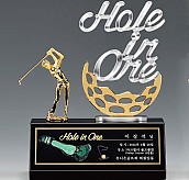 크리스탈 & 금속CNC조각 트로피  [JW422-01]