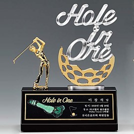 크리스탈 & 금속CNC조각 트로피  [JW422-01]