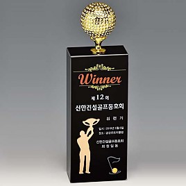 크리스탈 & 금속CNC조각 트로피  [JW422-05]