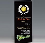 크리스탈 & 금속CNC조각 트로피  [JW424-01]