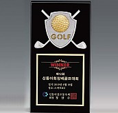 크리스탈 & 금속CNC조각 트로피  [JW424-02]