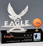 크리스탈 & 금속CNC조각 트로피  [JW424-04]
