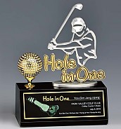 크리스탈 & 금속CNC조각 트로피  [JW424-05]