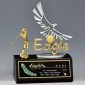 크리스탈 & 금속CNC조각 트로피  [JW425-05]