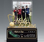 크리스탈 & 금속CNC조각 트로피  [JW426-02]