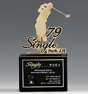 크리스탈 & 금속CNC조각 트로피  [JW427-03]