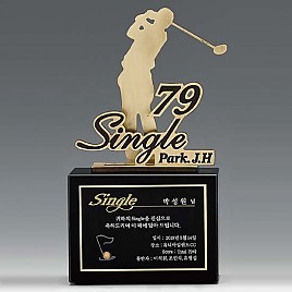 크리스탈 & 금속CNC조각 트로피  [JW427-03]