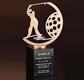 크리스탈 금속 수공예 트로피  [JW429-02]